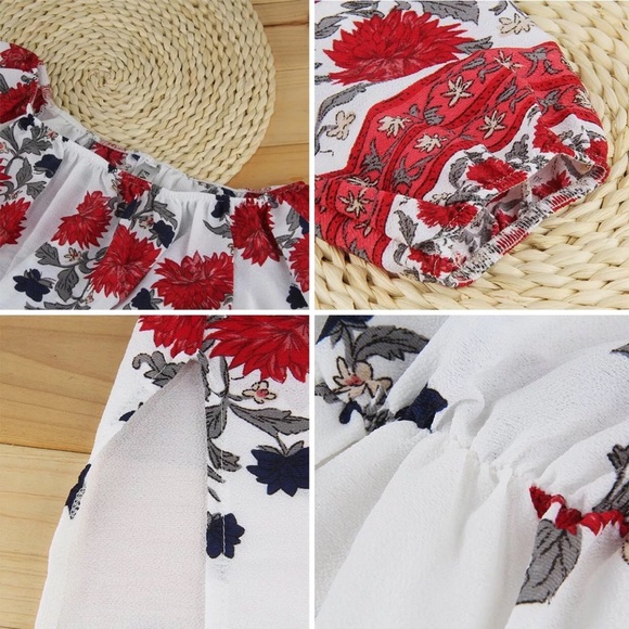 🌺SALE🌺FLORAL OFF THE SHOULDER MAXI DRESS- NEW🌺 - Picture 4 of 8